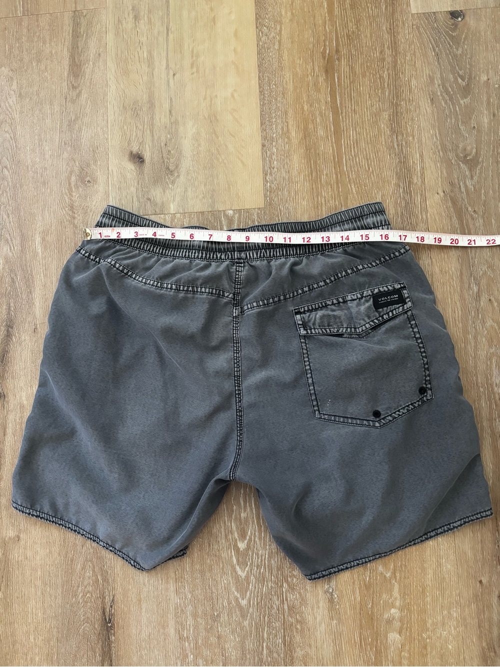 Volcom Men's Washed Charcoal Gray shorts